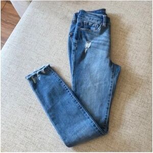 🪞 NEW stretch denim blue jean leggings in light medium wash by rewash